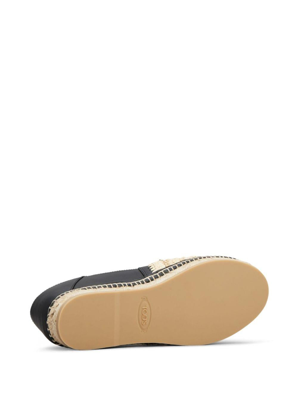 TOD'S Intreccio T Ring Sandals