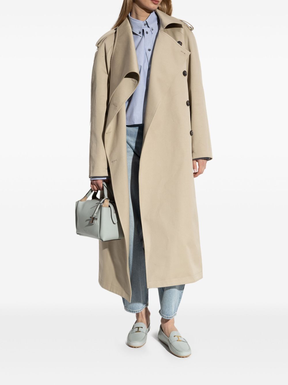 TOD'S Women's Rubber Leather Loafers