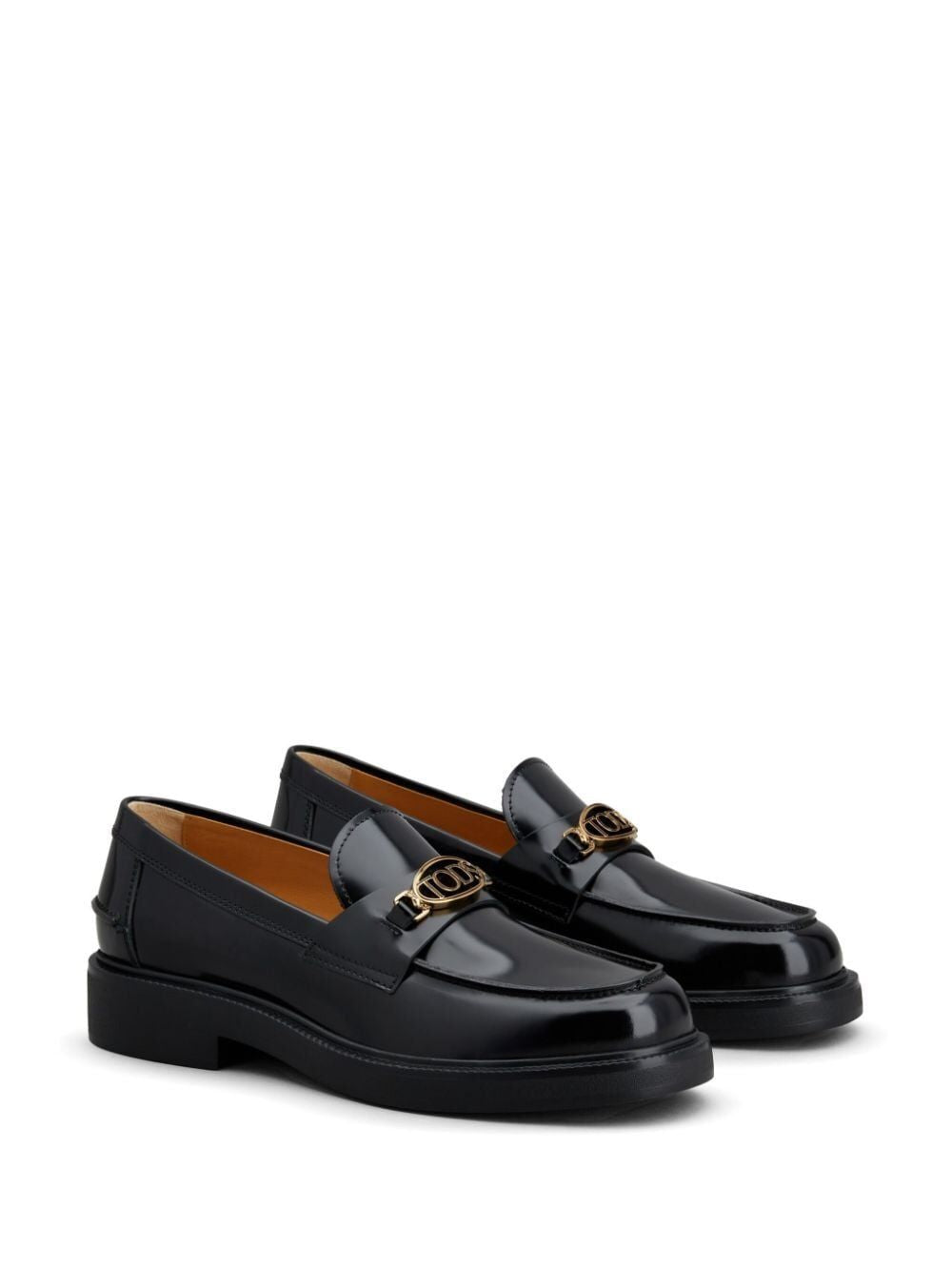 TOD'S Leather Moccasin with Horsebit - Heel Height: 3 cm
