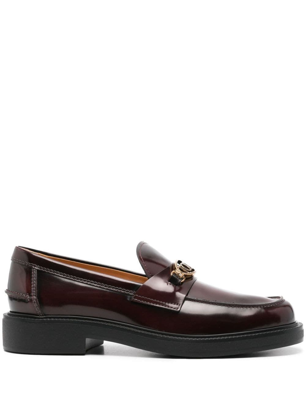 TOD'S Elegant Loafers with Bit and Oval Logo