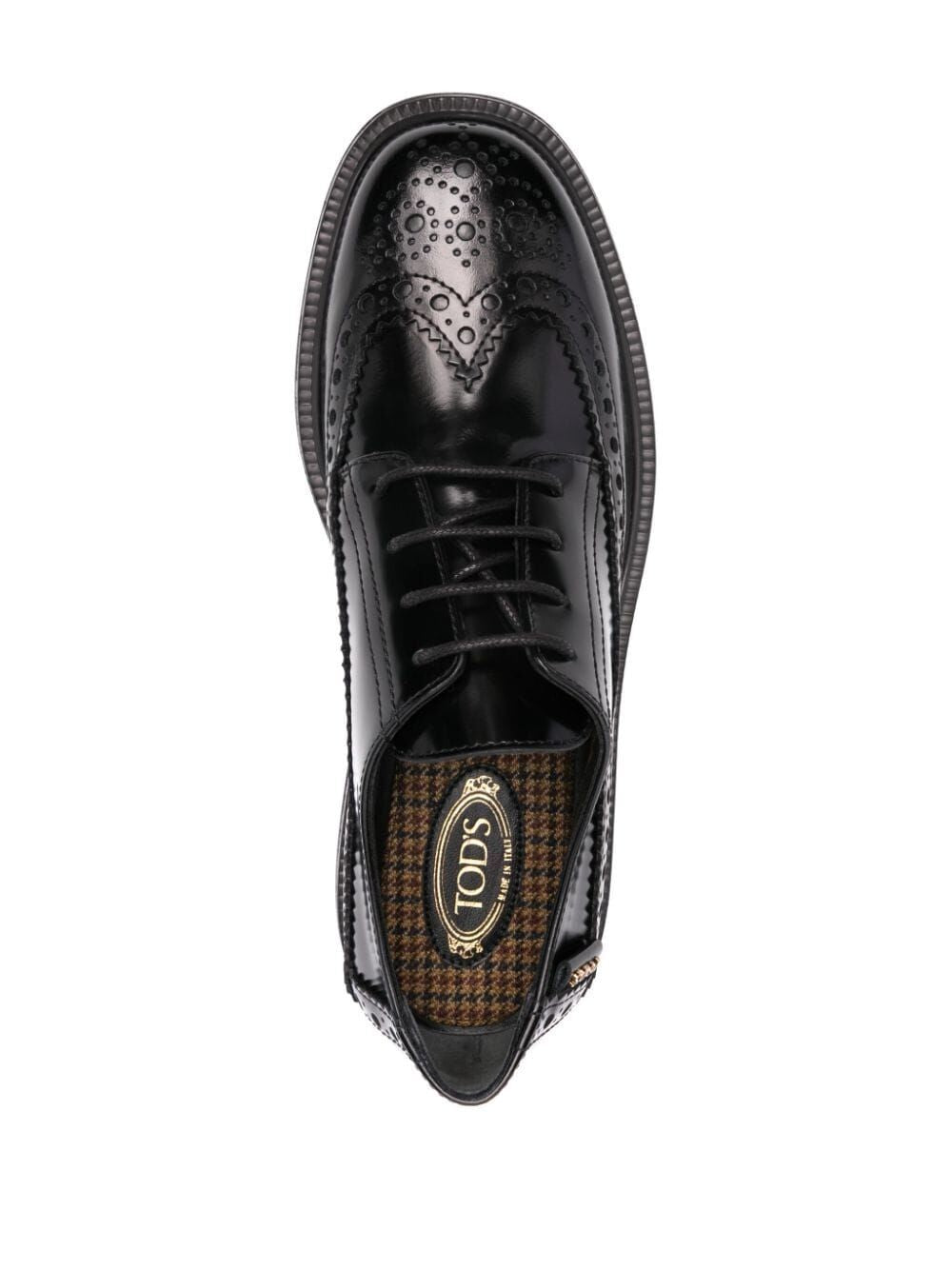 TOD'S Laced Brogue Logo Tag