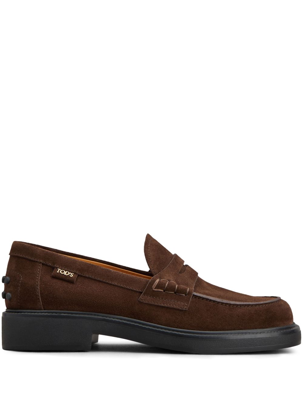TOD'S Suede Penny Slot Loafers for Women