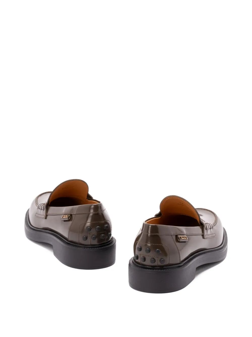 TOD'S Shaded Finishing Leather Penny Loafers for Women