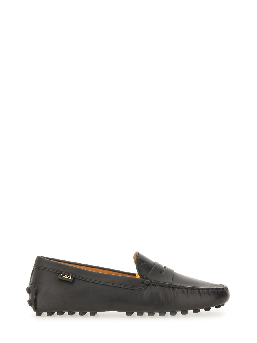 TOD'S Leather Rubber Loafer for Women - FW25 Collection