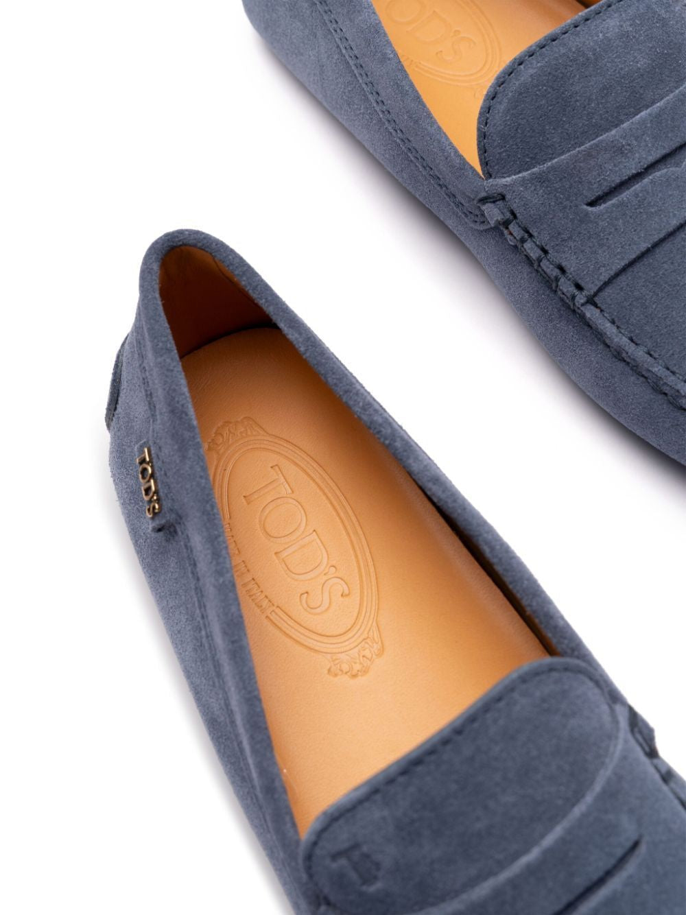 TOD'S Suede Rubber Driving Moccasins for Women
