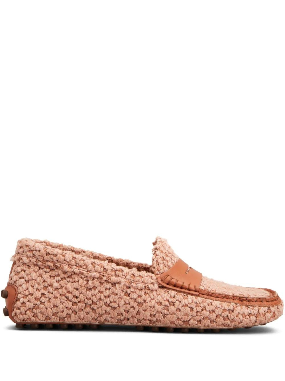 TOD'S Soft Fabric Slip-On Moccasins for Women