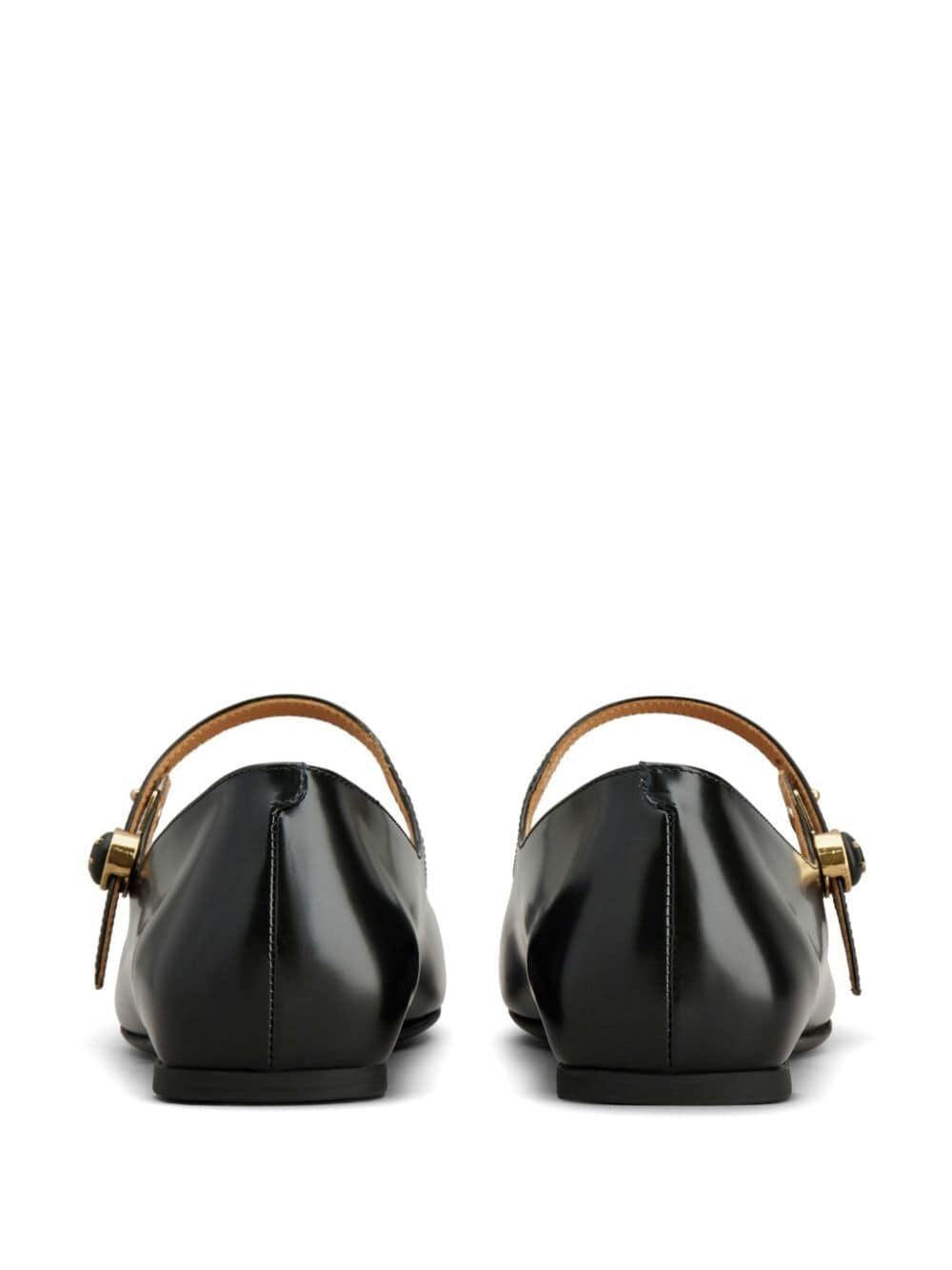 TOD'S Patent Leather Ballerina Shoes