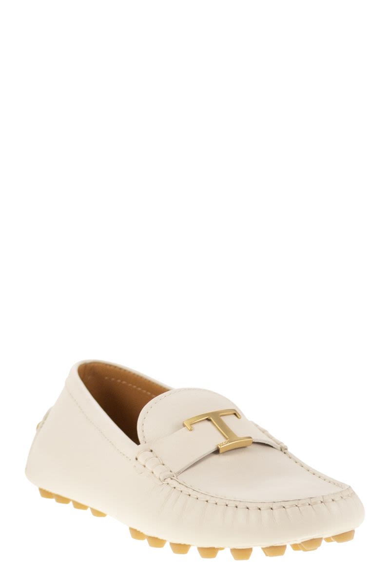 TOD'S Bubble T Timeless Leather Women's Moccasins