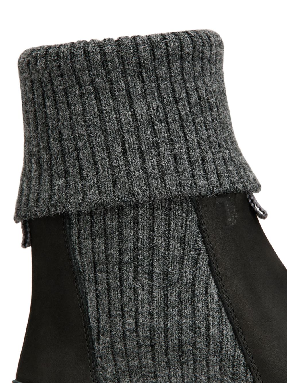 TOD'S Calfskin Slip-On Boots with Chunky Sole