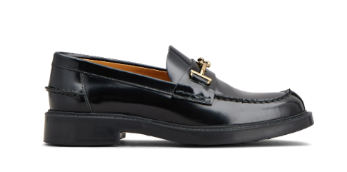 TOD'S Women's Leather Moccasins with Rubber Soles