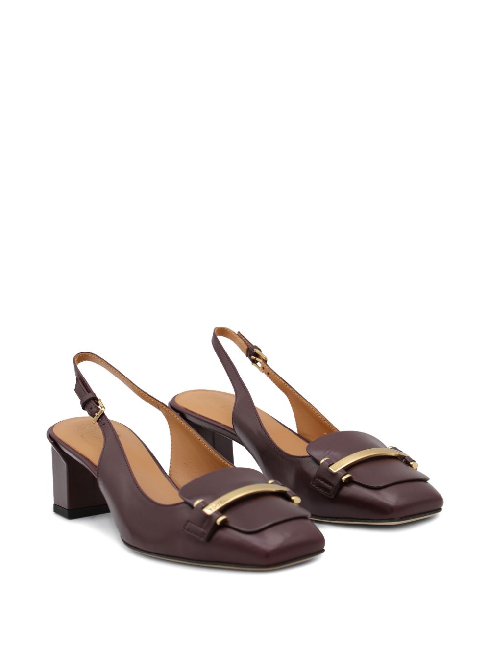 TOD'S Leather Slingback Pumps