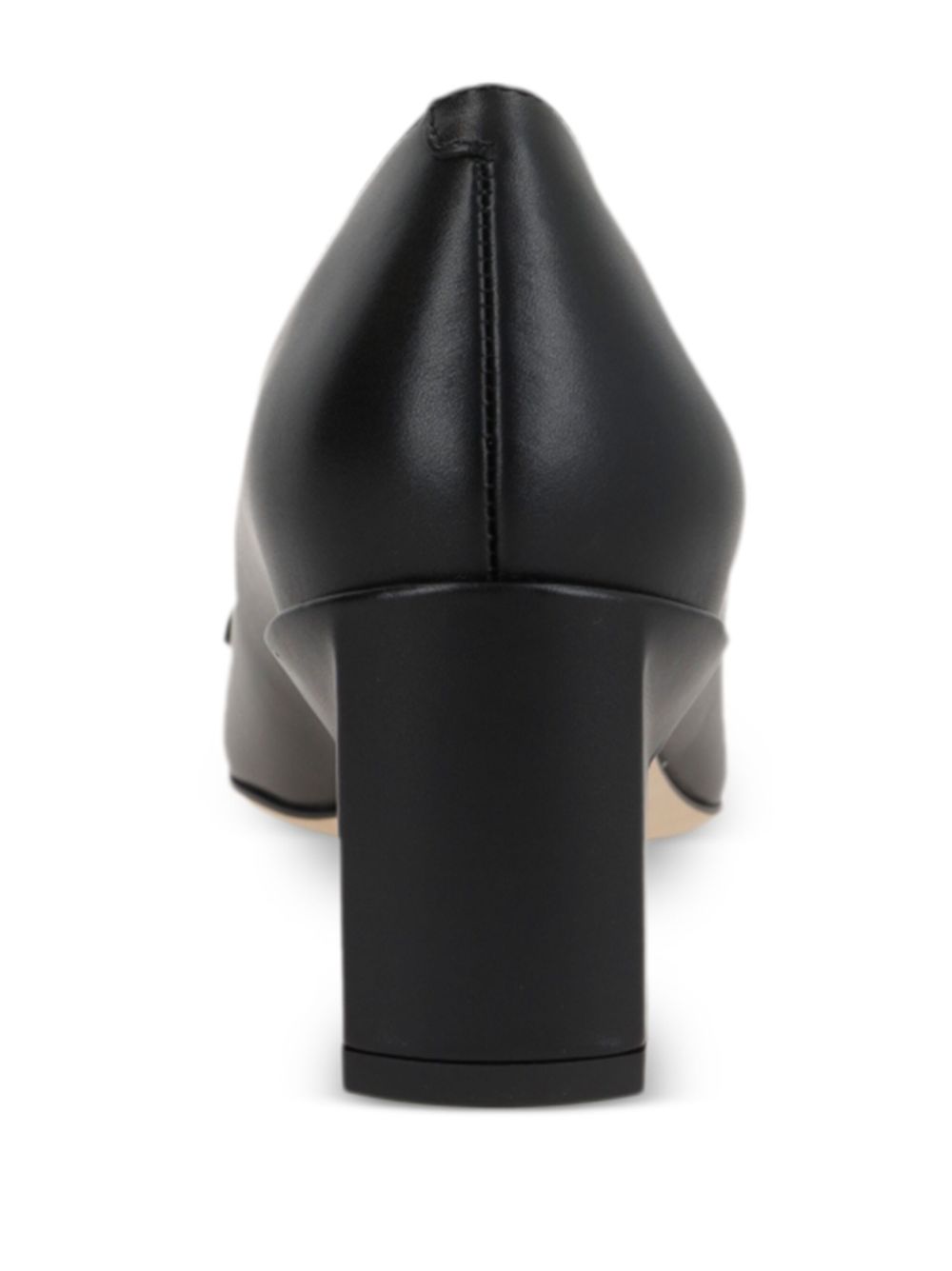 TOD'S Leather Pumps - Slip-On Style with Block Heel and Square Toe