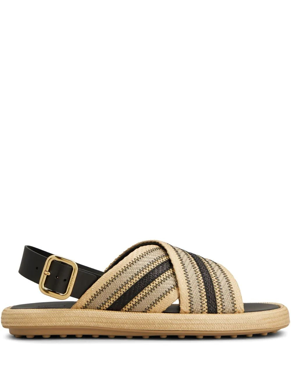 TOD'S Women's Mini Striped Fashion Sandals
