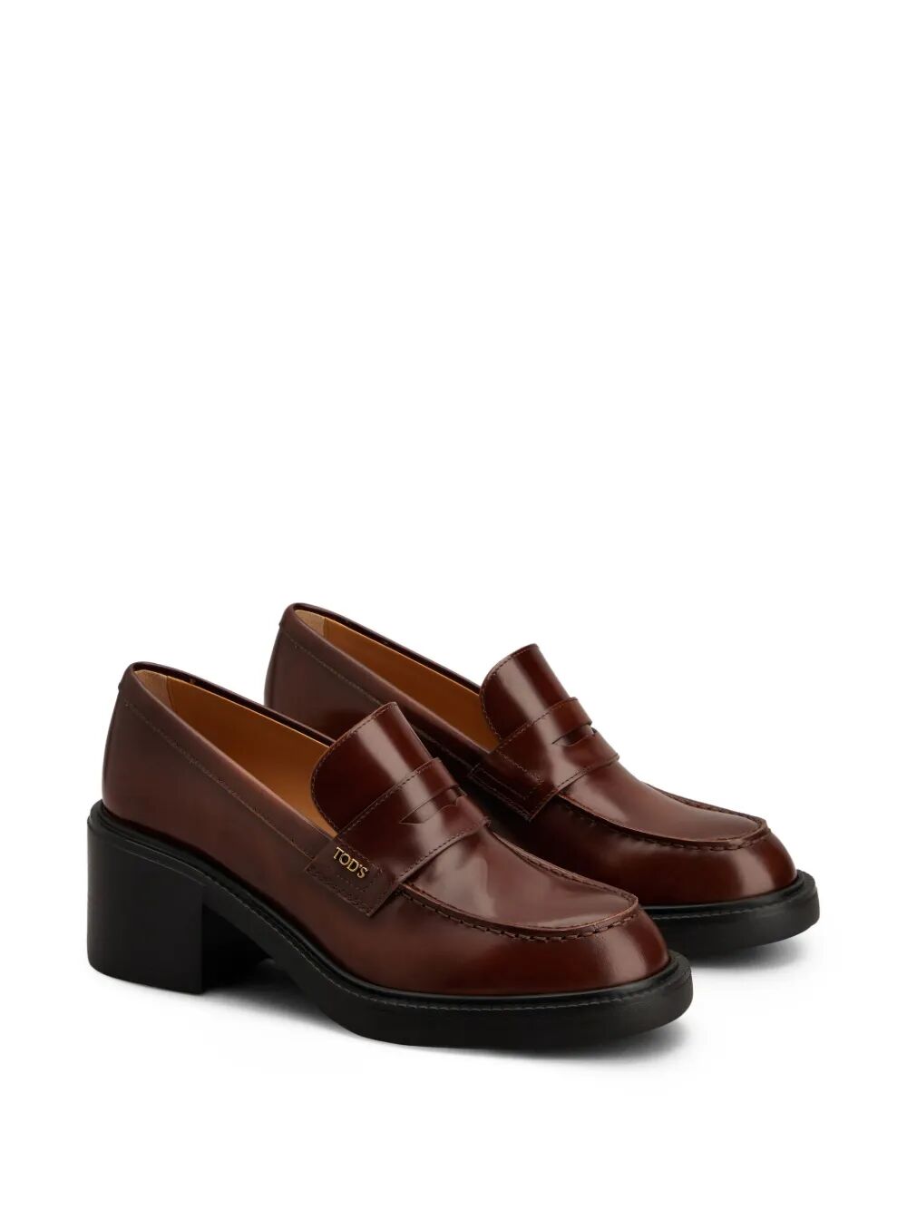TOD'S Women's Heeled Penny Loafers