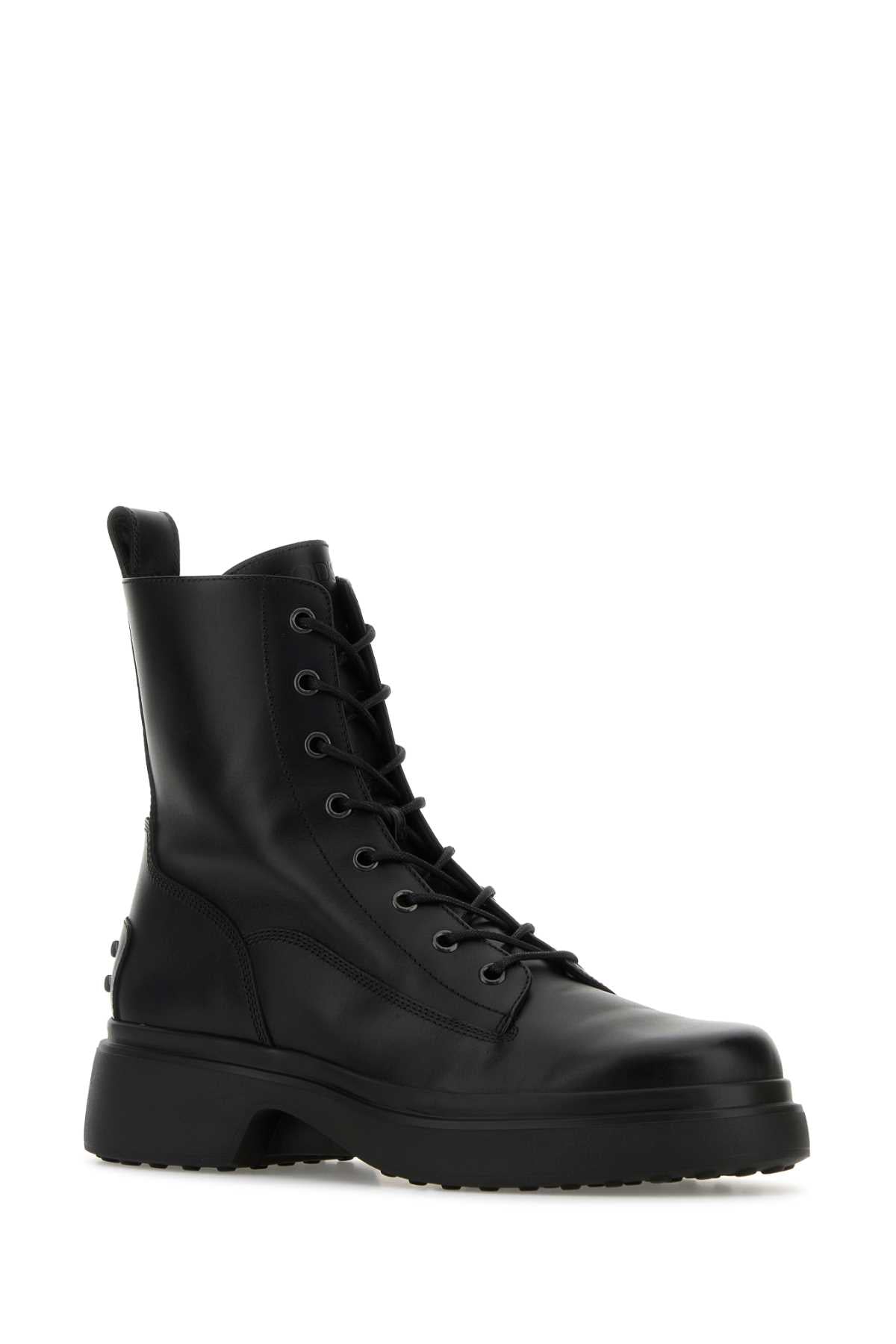 TOD'S Women's Lace-Up Platform Combat Boots