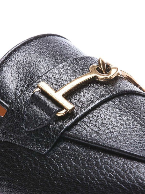 TOD'S Grained Leather Moccasins for Women