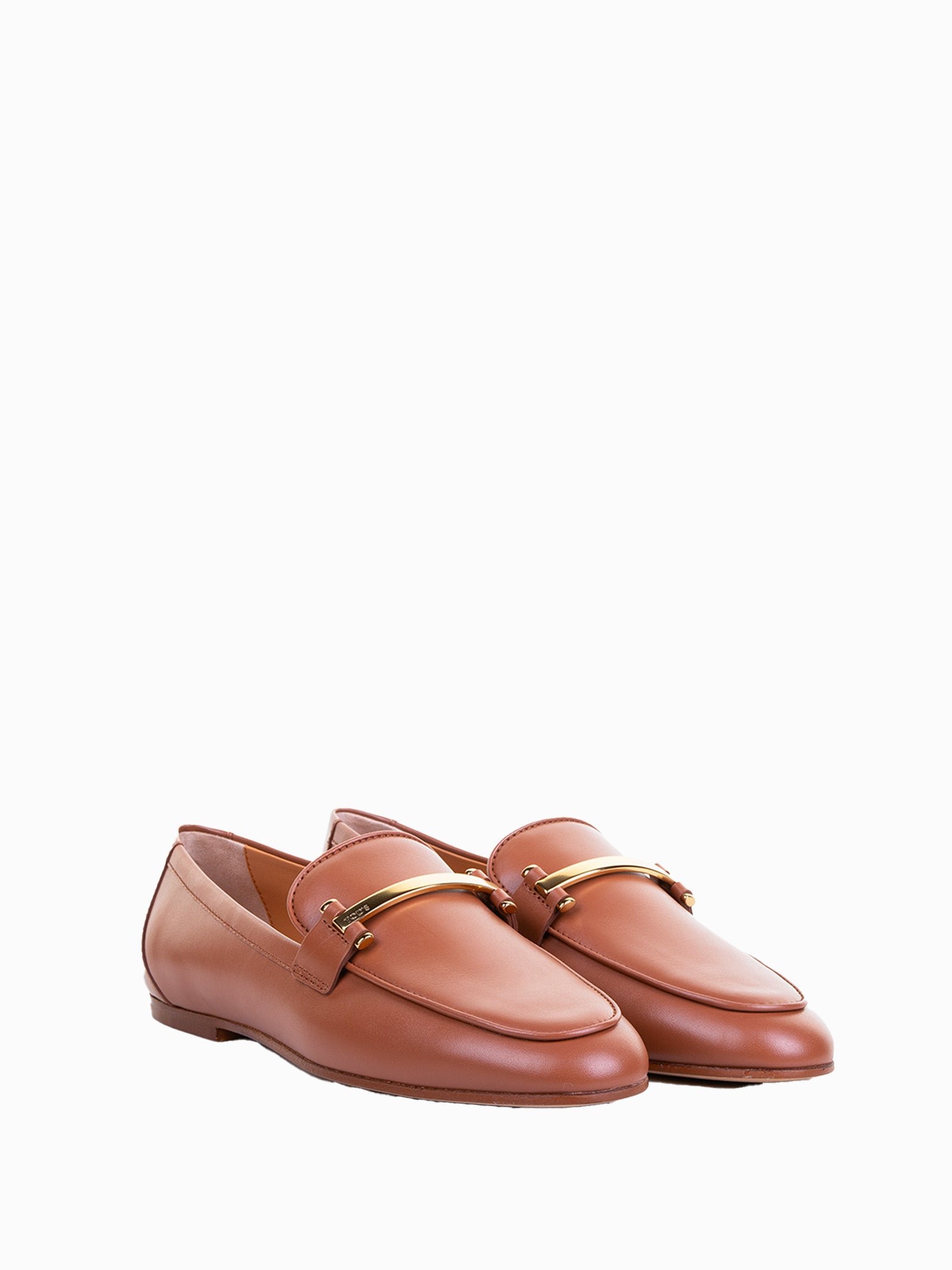 TOD'S Calfskin Moccasins with Leather Sole for Women
