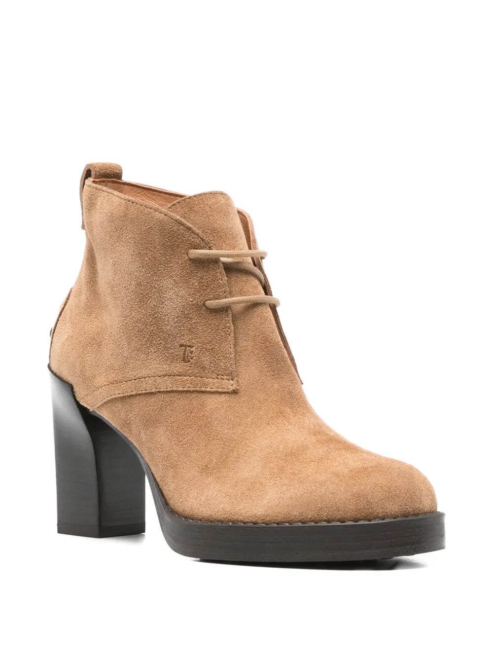 TOD'S Lace-Up Suede Ankle Boots