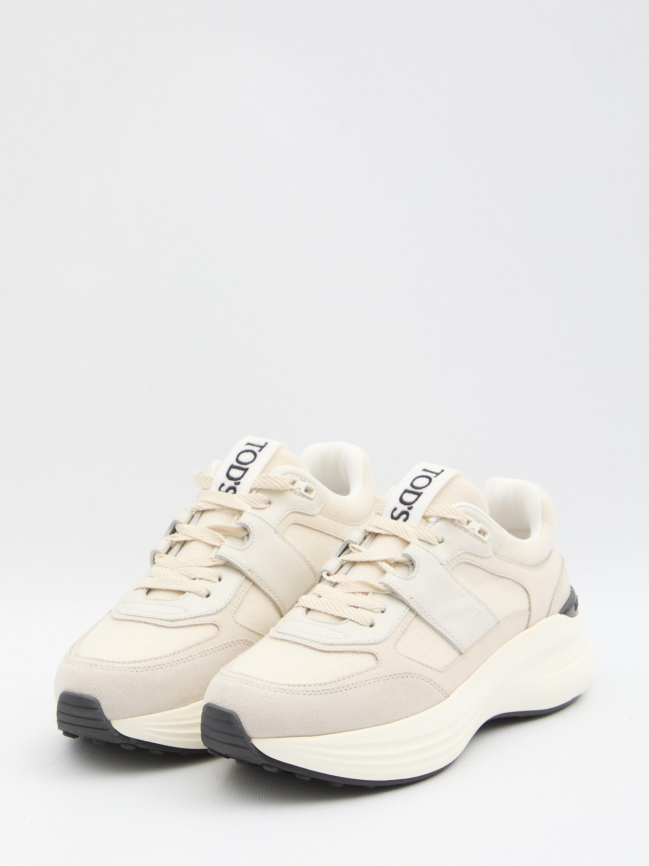 TOD'S Women's Fabric and Suede Sneakers