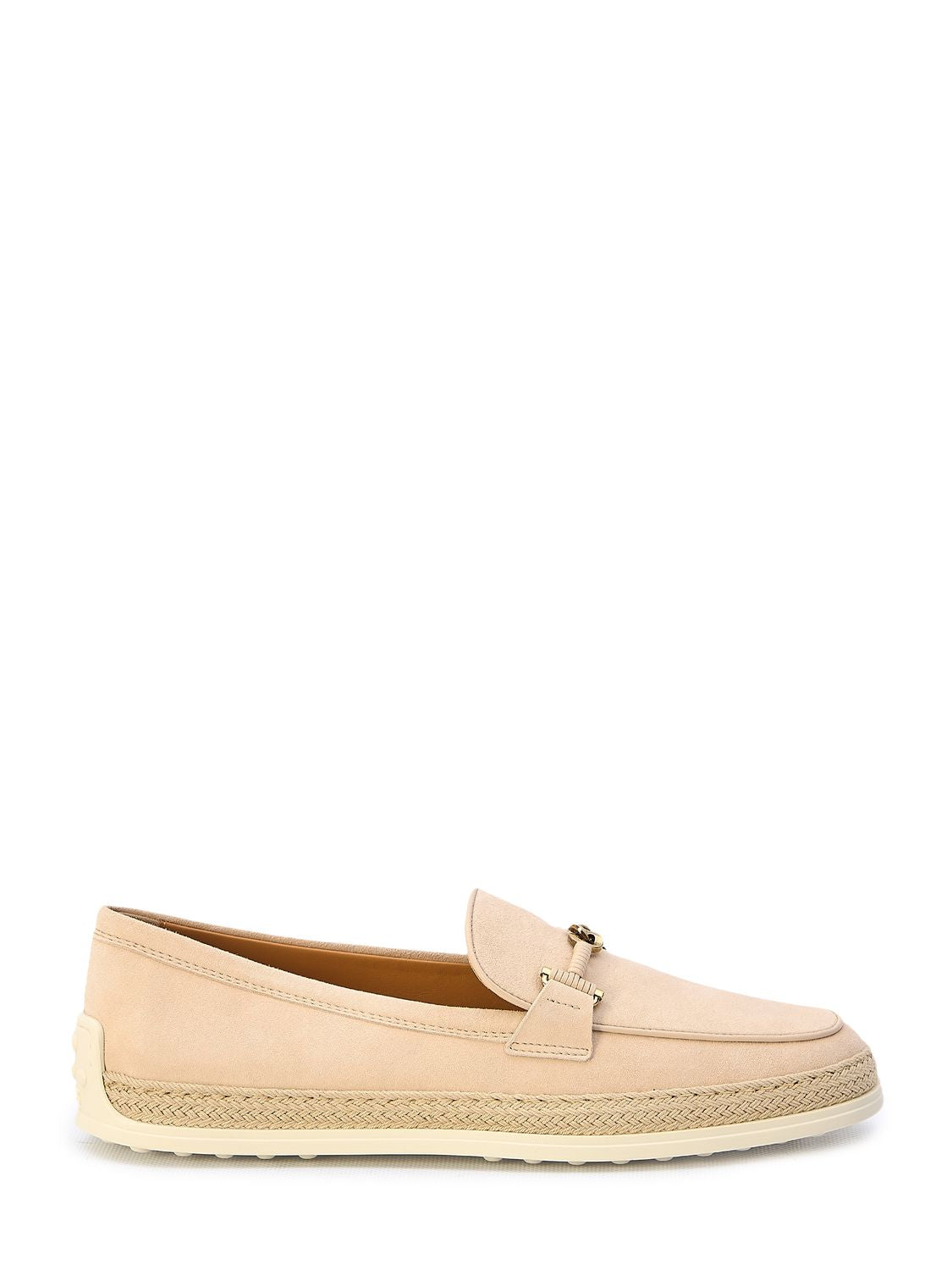 TOD'S Suede Leather Loafers for Women