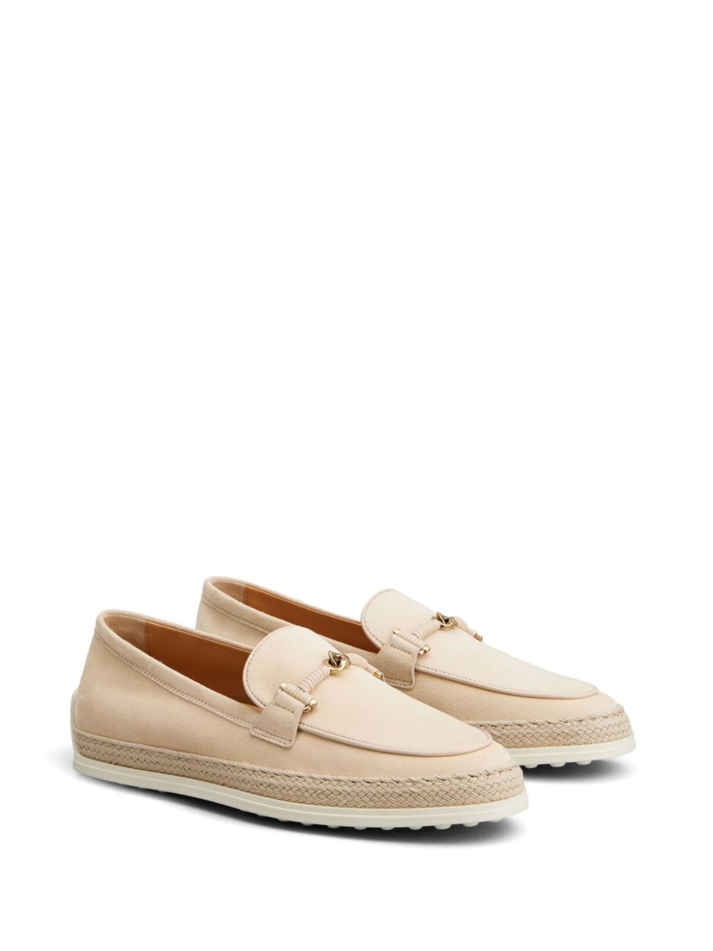 TOD'S Suede Leather Loafers for Women