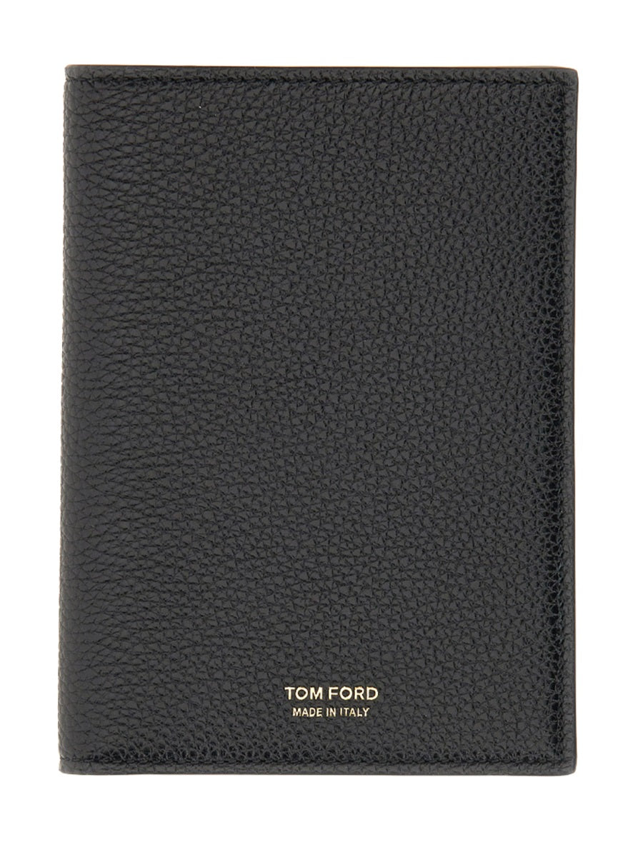 TOM FORD Mini Passport Holder with Logo - 14.5 CM x 11 CM
