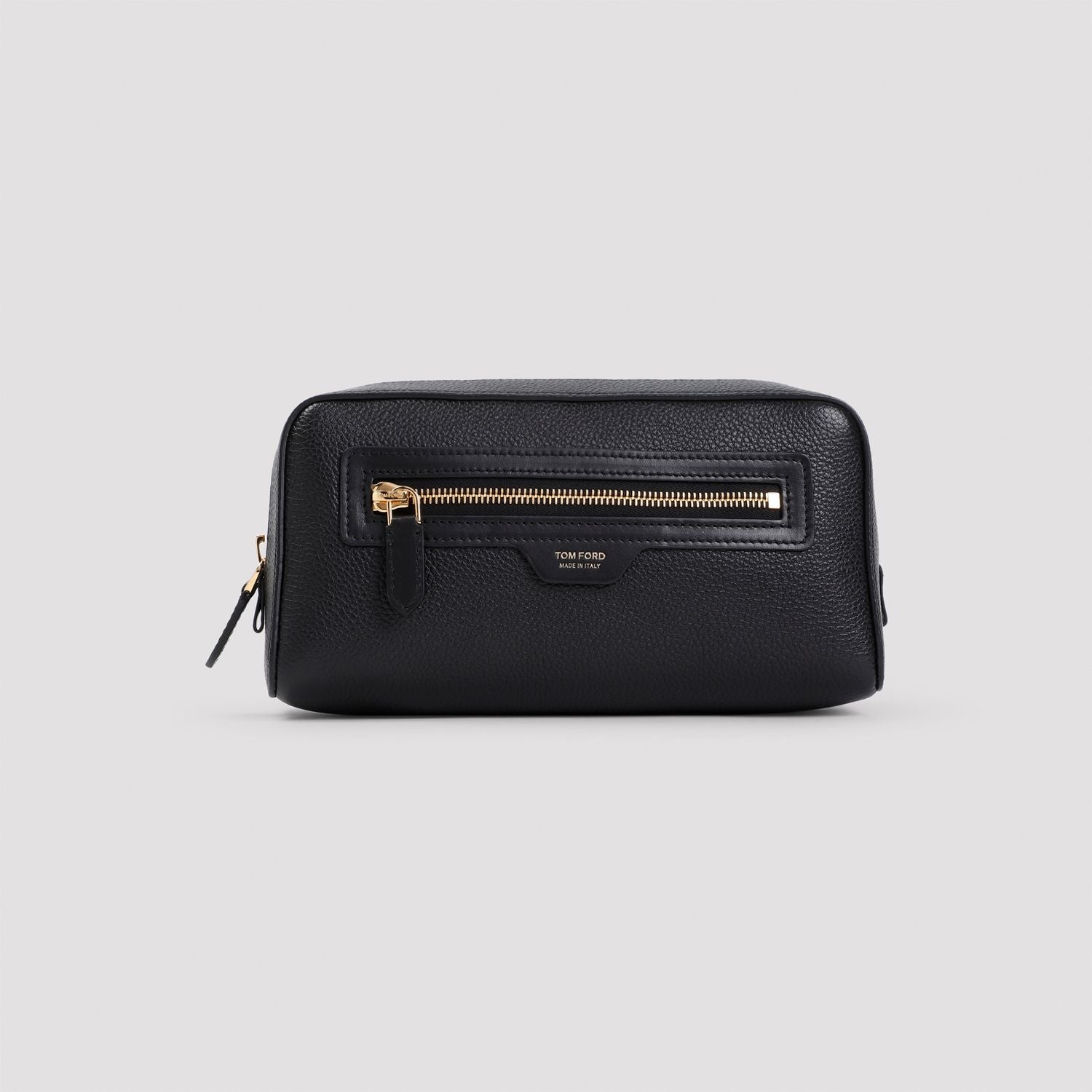 TOM FORD Grained Leather Toiletry Case (W:22cm H:12cm D:8cm)