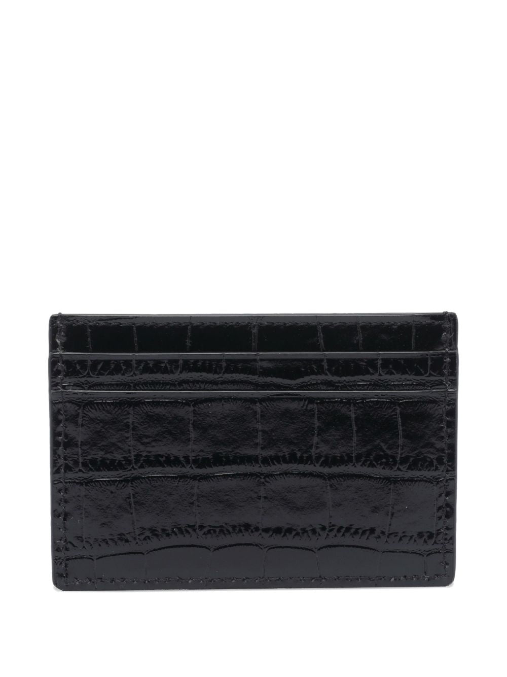 TOM FORD Crocodile-Print Leather Mini Card Holder