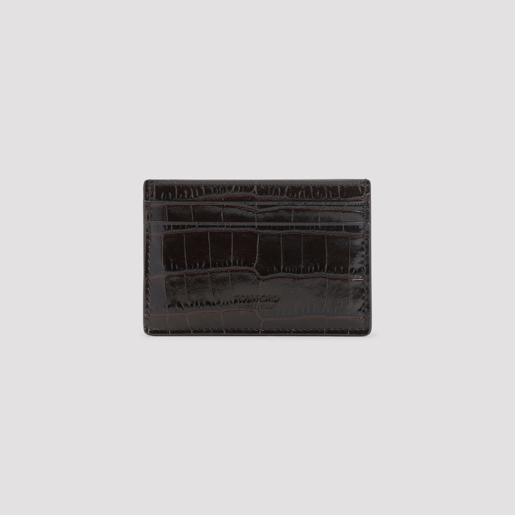 TOM FORD Mini Leather Credit Card Case - 100% Leather - FW25
