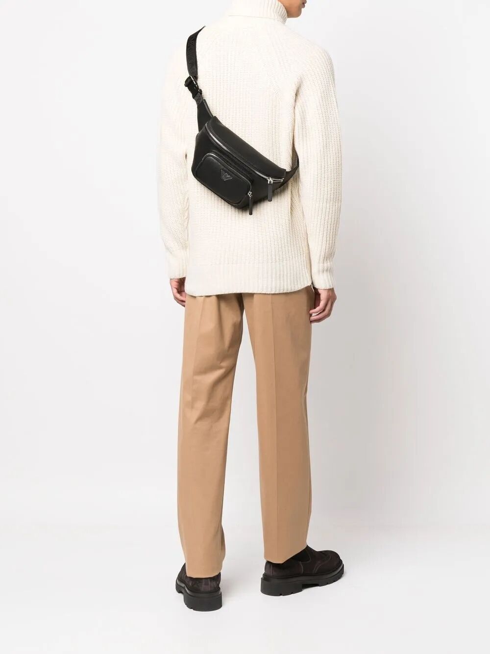 EMPORIO ARMANI Sleek Mini Belt Handbag for Men