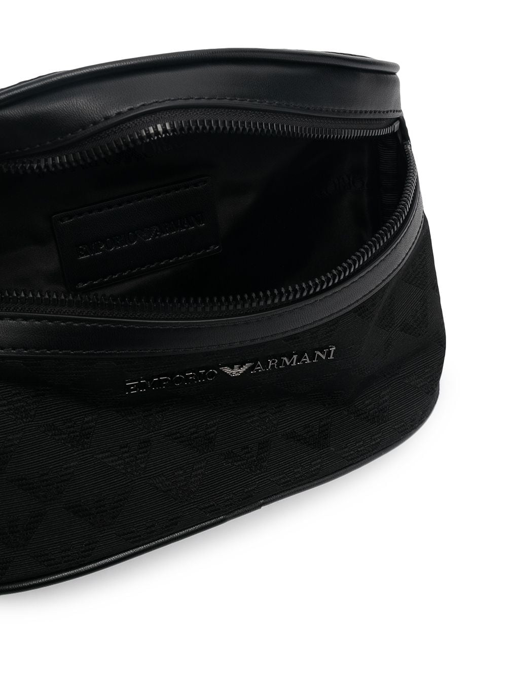 EMPORIO ARMANI Allover Logo Belt Handbag