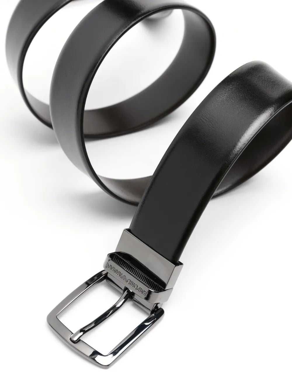 EMPORIO ARMANI Classic Men's Leather Belt