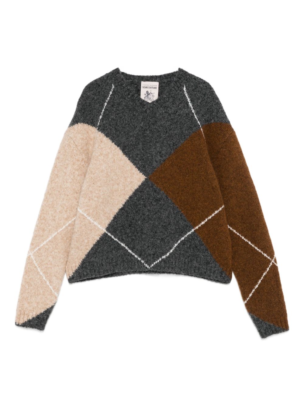 SEMICOUTURE Wool Blend Jumper for Women - Fall/Winter 2025