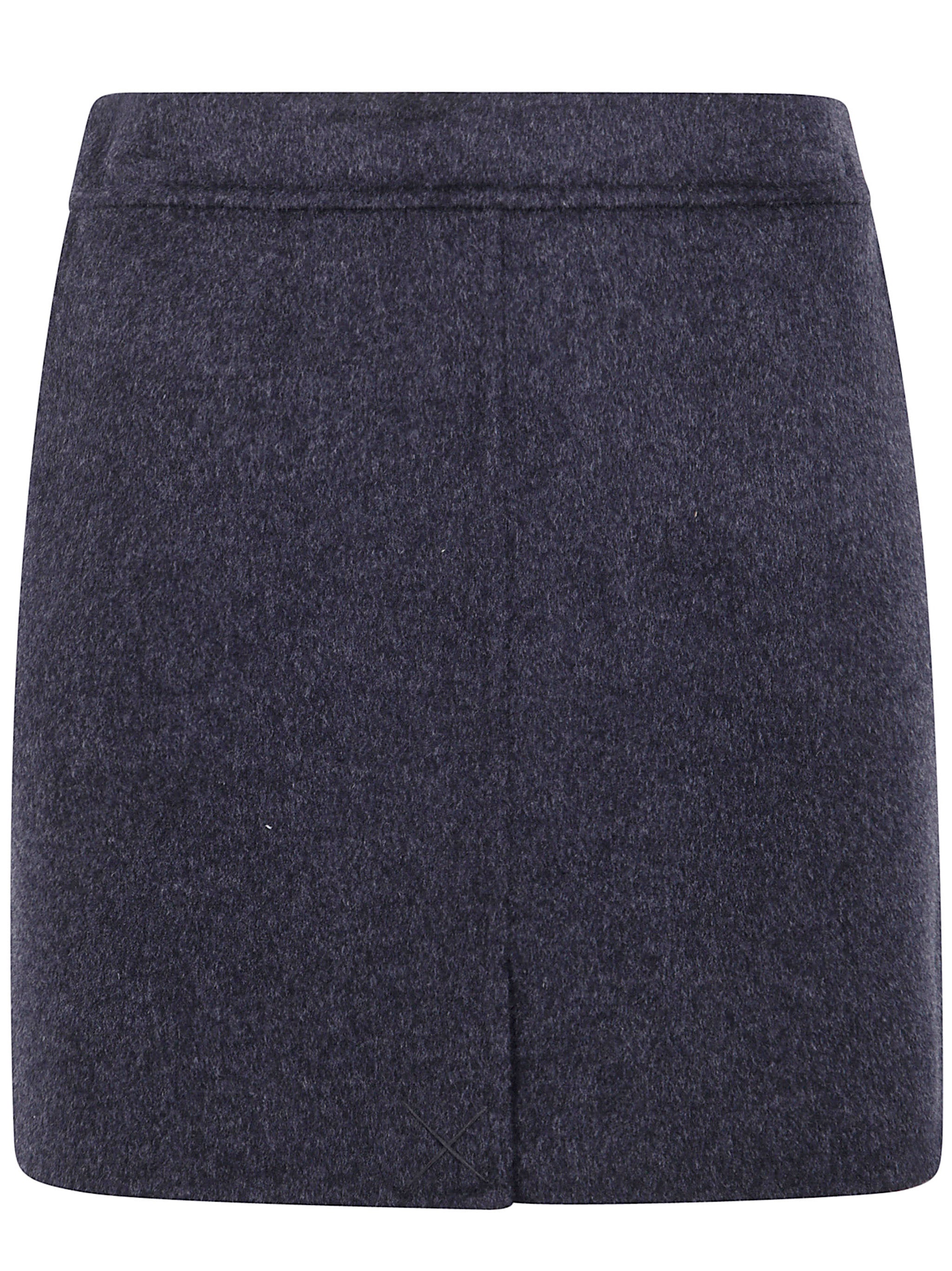SEMICOUTURE Wool Mini Skirt for Women - Fall/Winter Collection