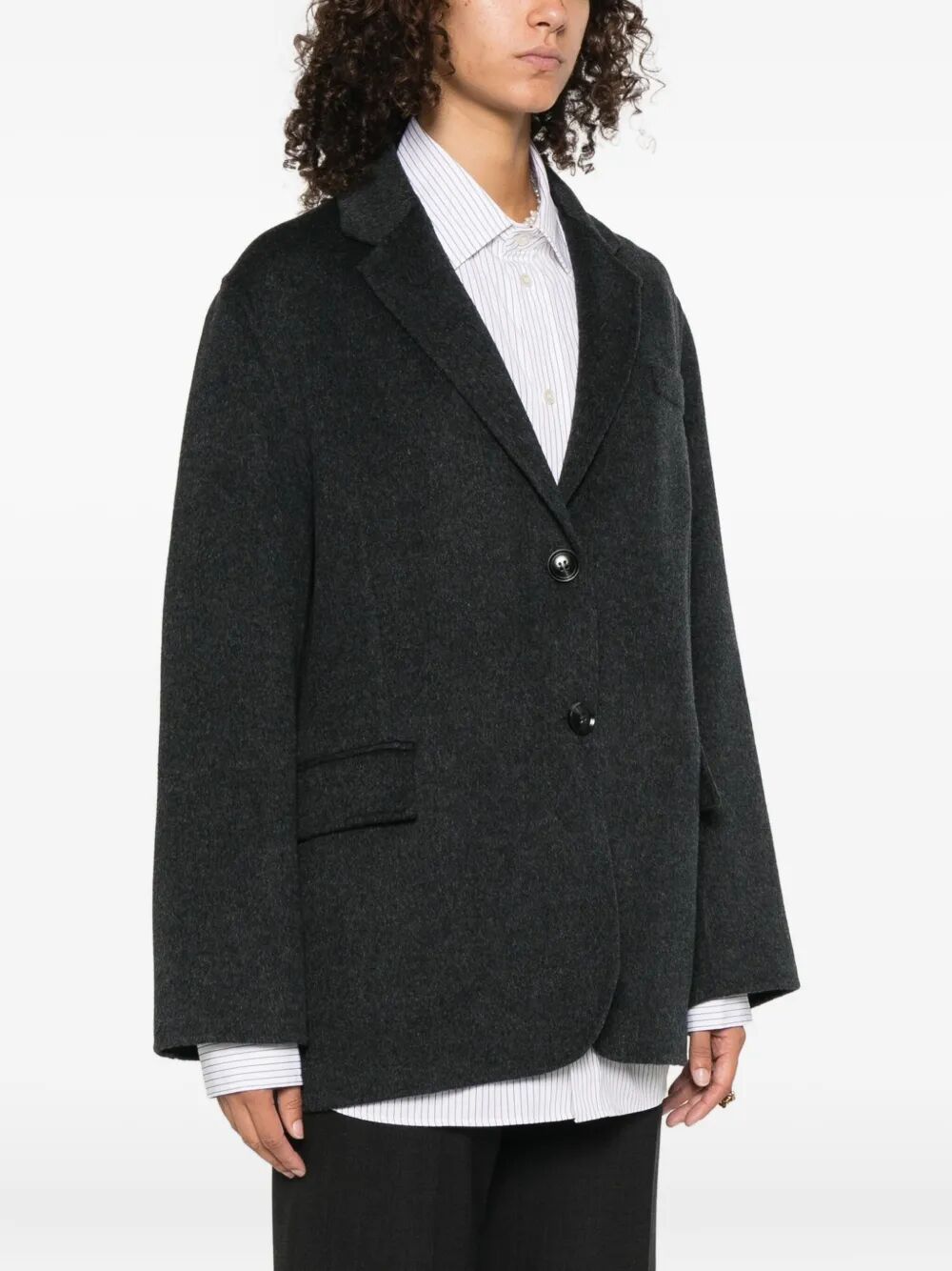 SEMICOUTURE Women's Wool Camelia Mini Jacket