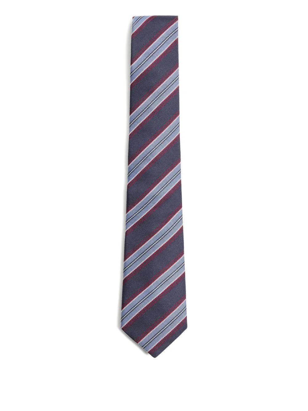 VALENTINO GARAVANI Regimental Silk Tie - Width 7 CM