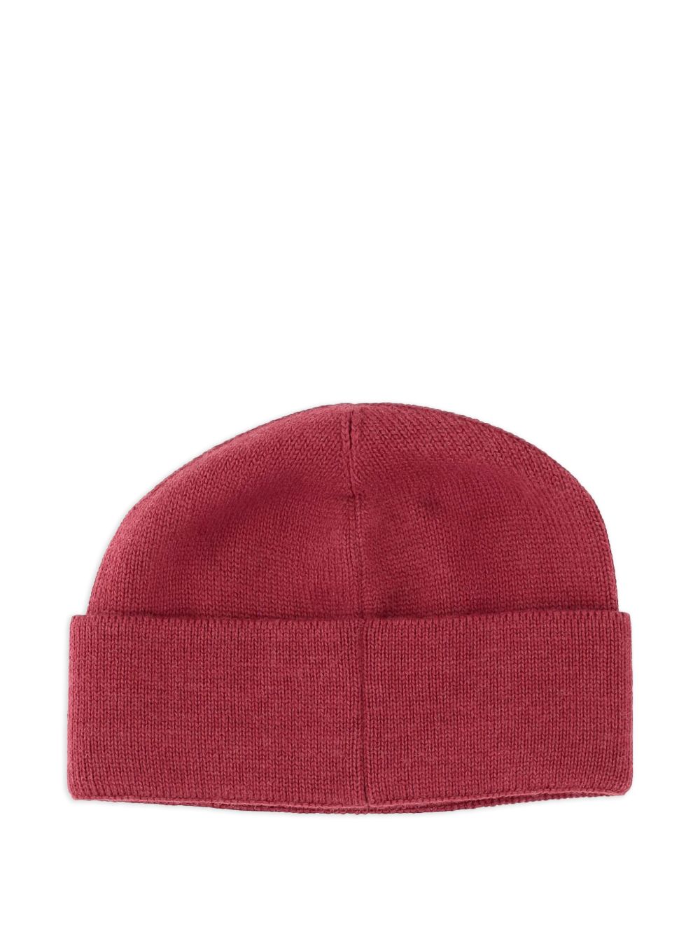 VALENTINO GARAVANI Ribbed Knit Cotton and Wool Beanie with Folded Cuff - Men's