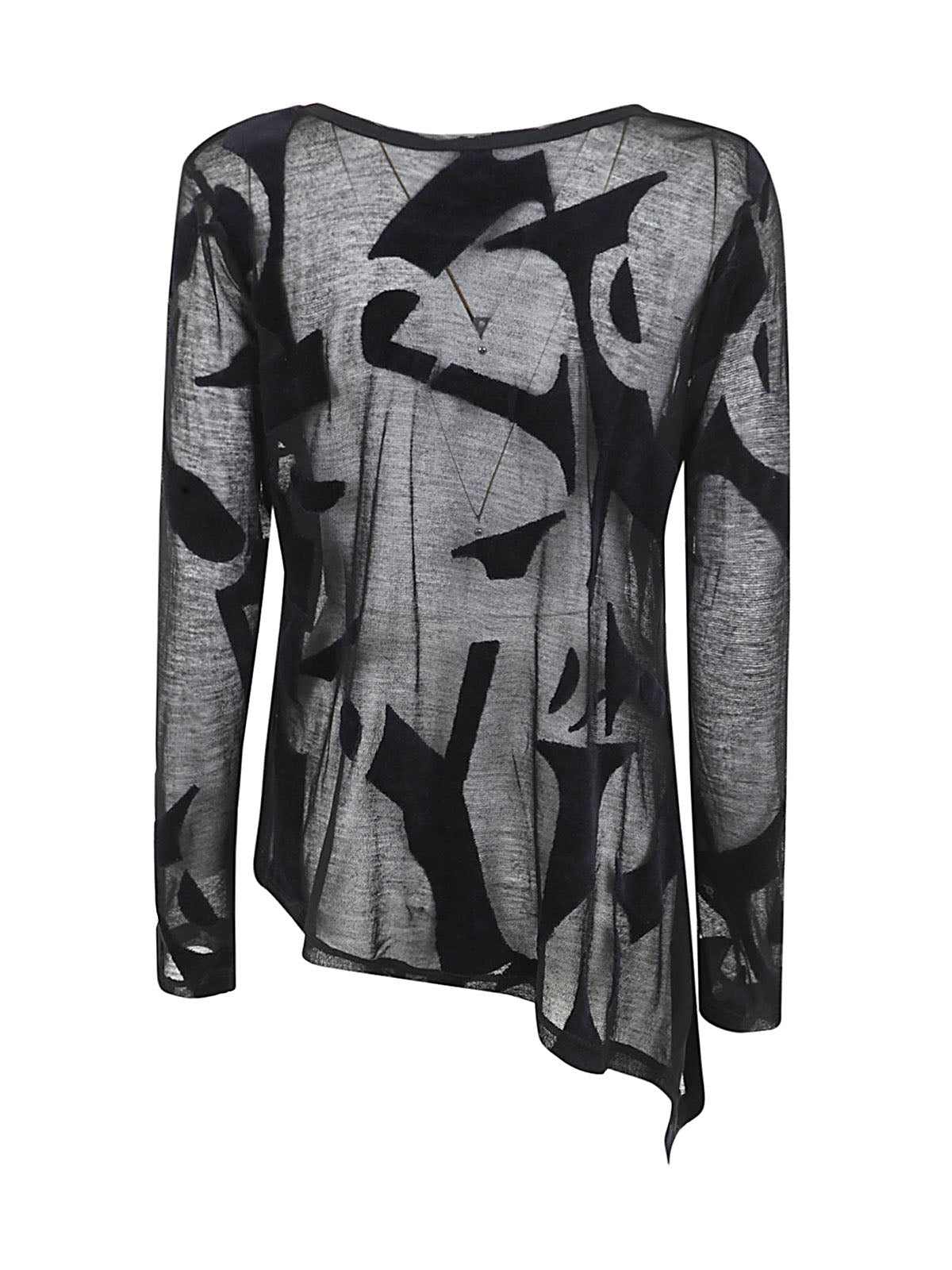 Y'S Women's Mini Drape T-Shirt