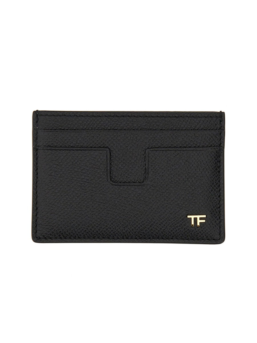 TOM FORD Pebbled Leather Cardholder - Mini Accessory for Everyday Elegance