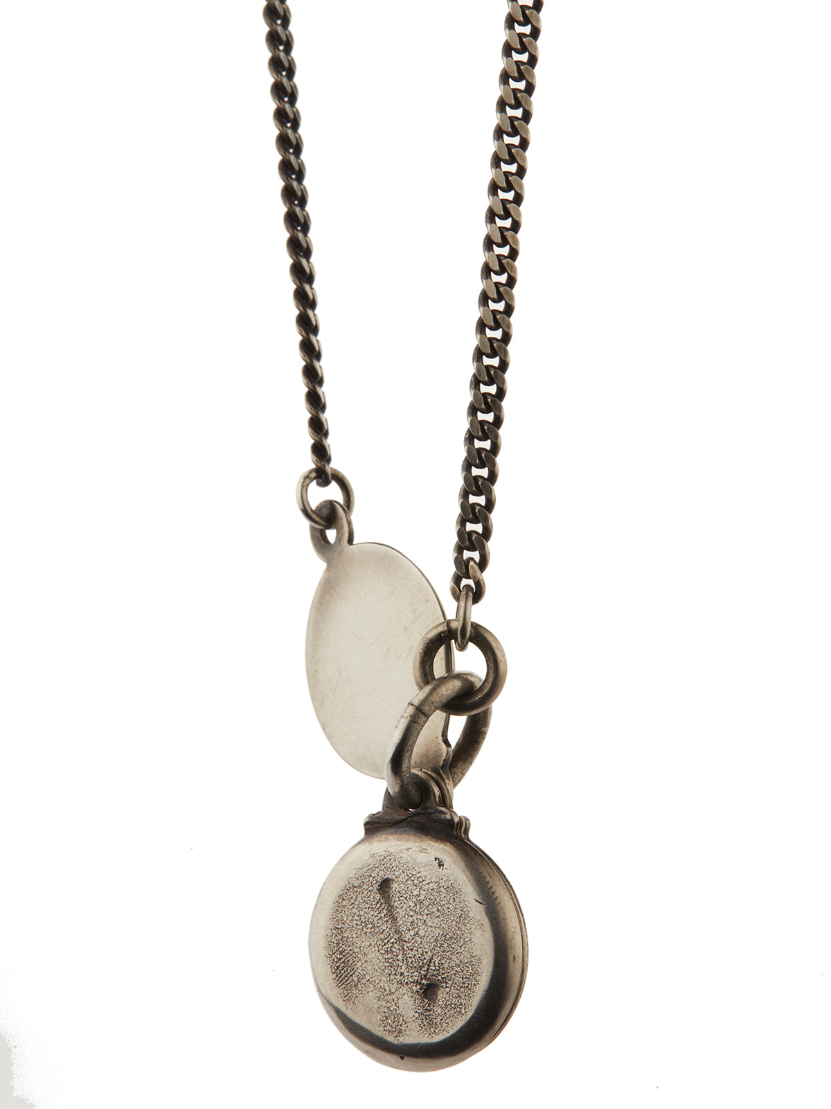 WERKSTATT:MUNCHEN Men's Silver Pendant Necklace