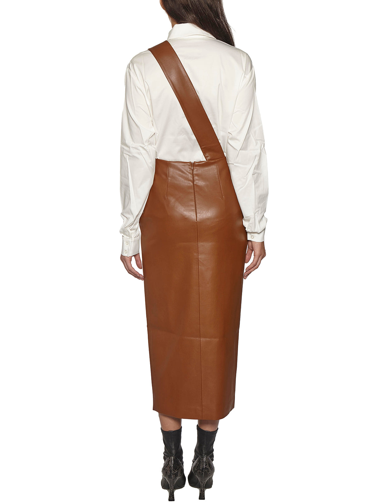 MATERIEL Stylish Wrap Skirt with Strap - Size M