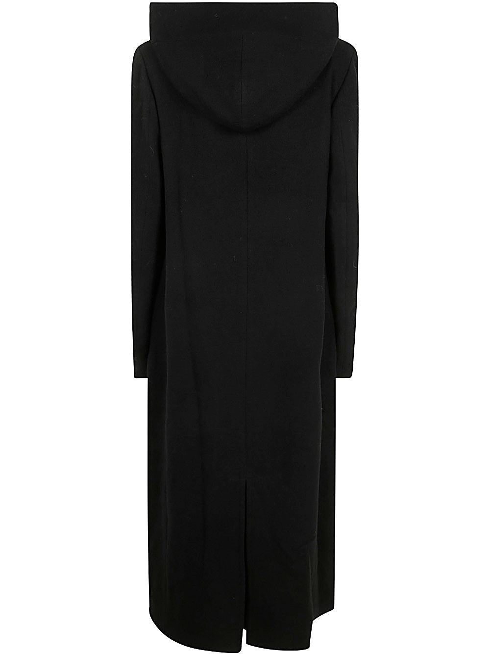 Y'S Long Wool Hoodie Jacket for Women