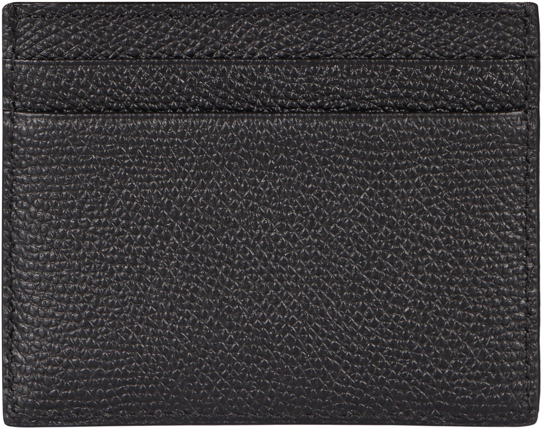 VALENTINO GARAVANI Mini Logo Detail Leather Card Holder