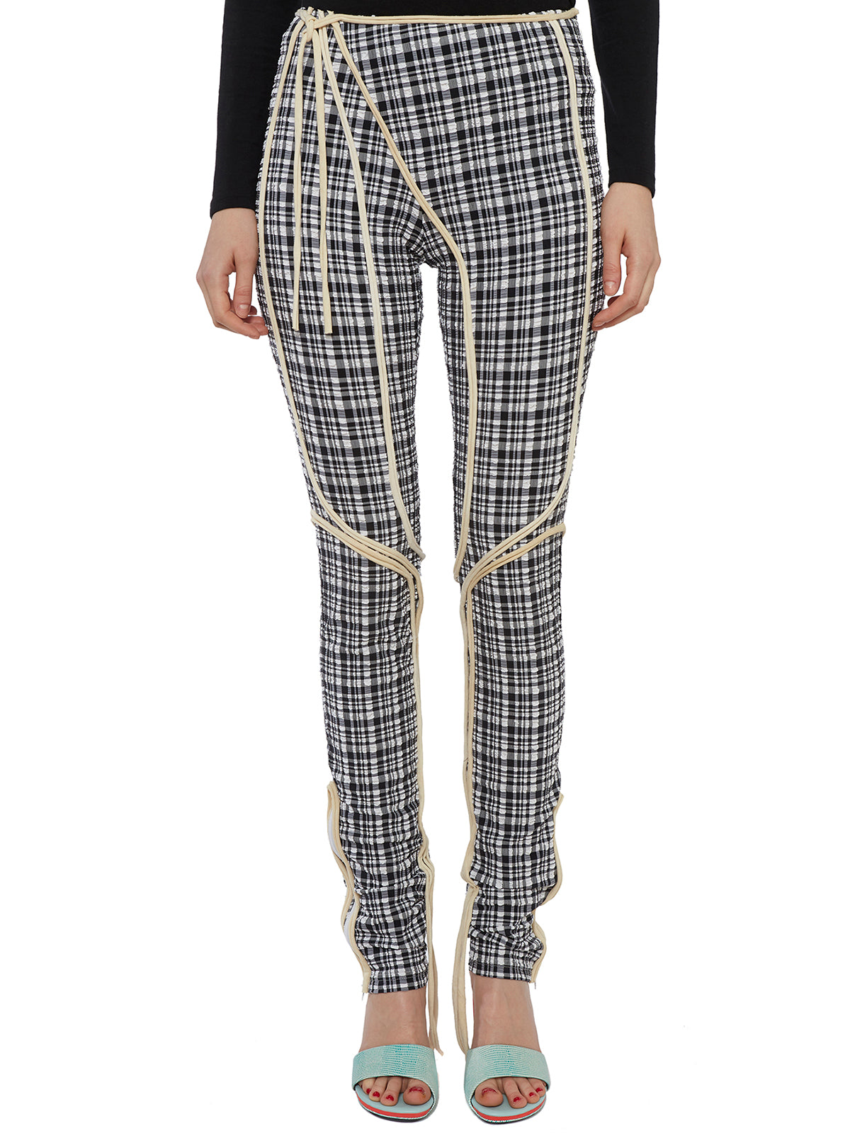 OTTOLINGER Stretch Nylon Trousers with Side Zip (Size 34)