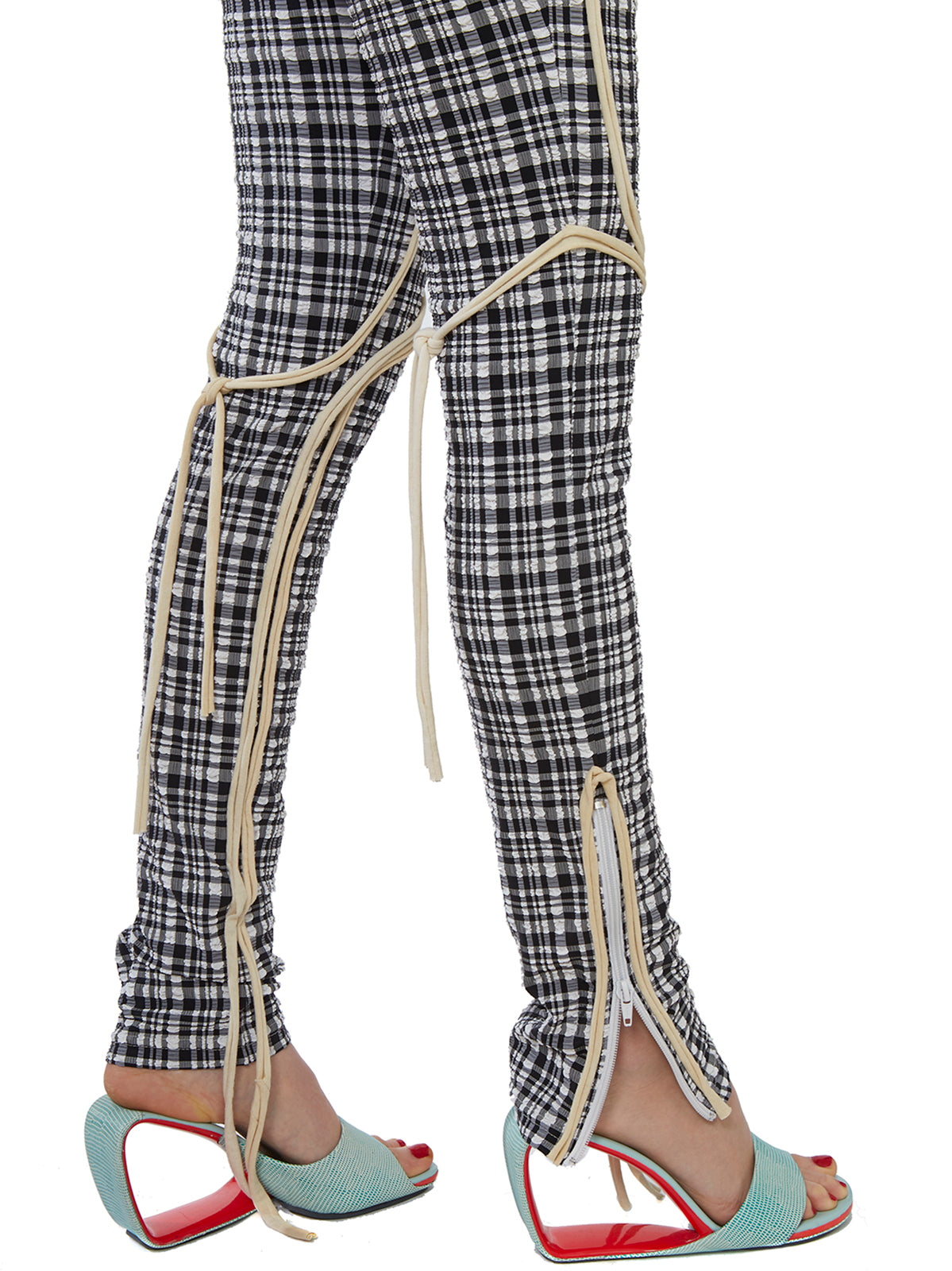 OTTOLINGER Stretch Nylon Trousers with Side Zip (Size 34)