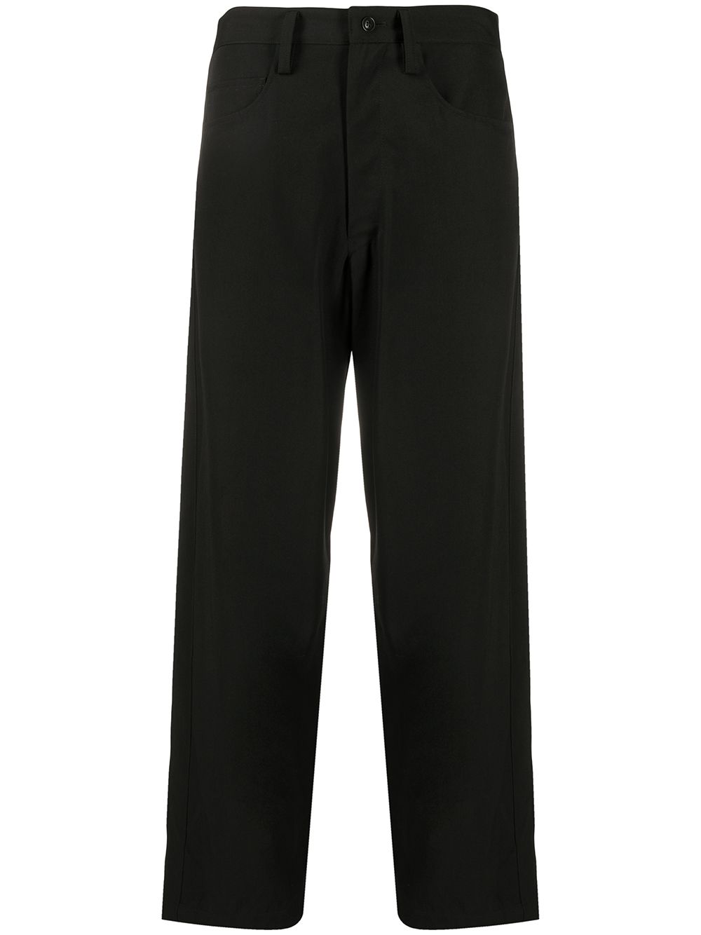 Y'S Cropped Side Stripe Gabardine Pants
