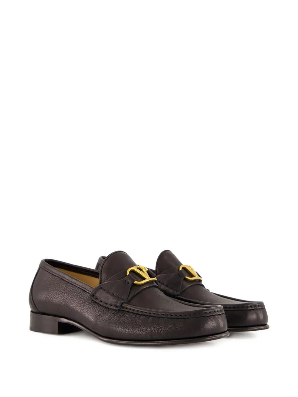 VALENTINO GARAVANI VLogo Signature Leather Loafers for Men