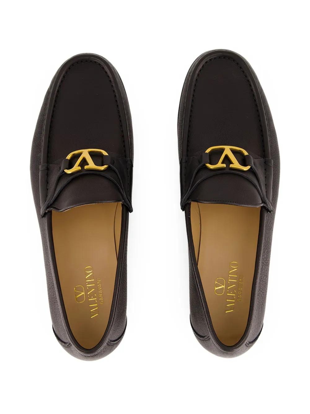 VALENTINO GARAVANI VLogo Signature Leather Loafers for Men