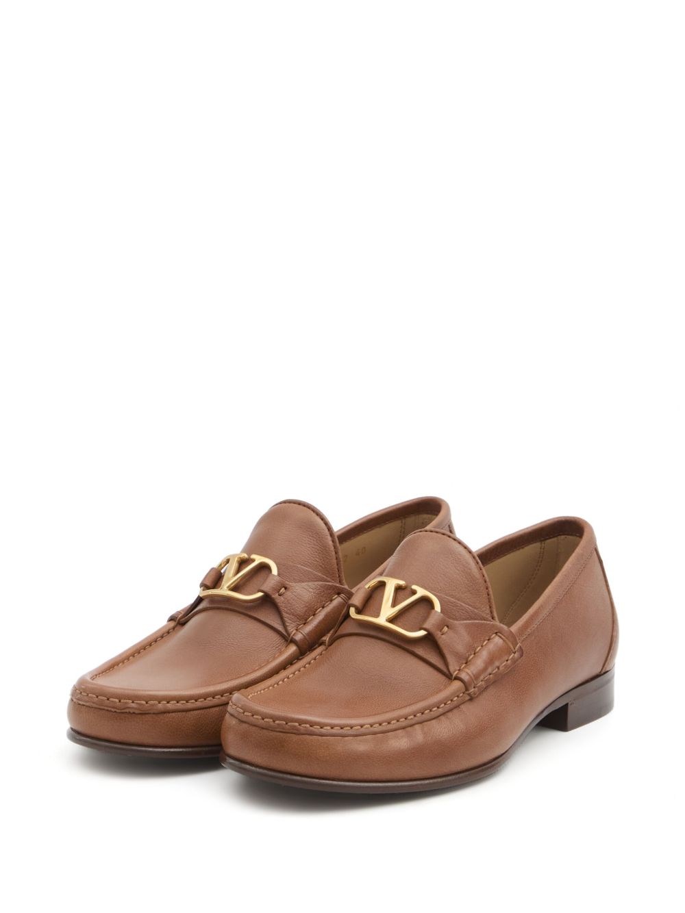 VALENTINO GARAVANI Signature Leather Loafers for Men