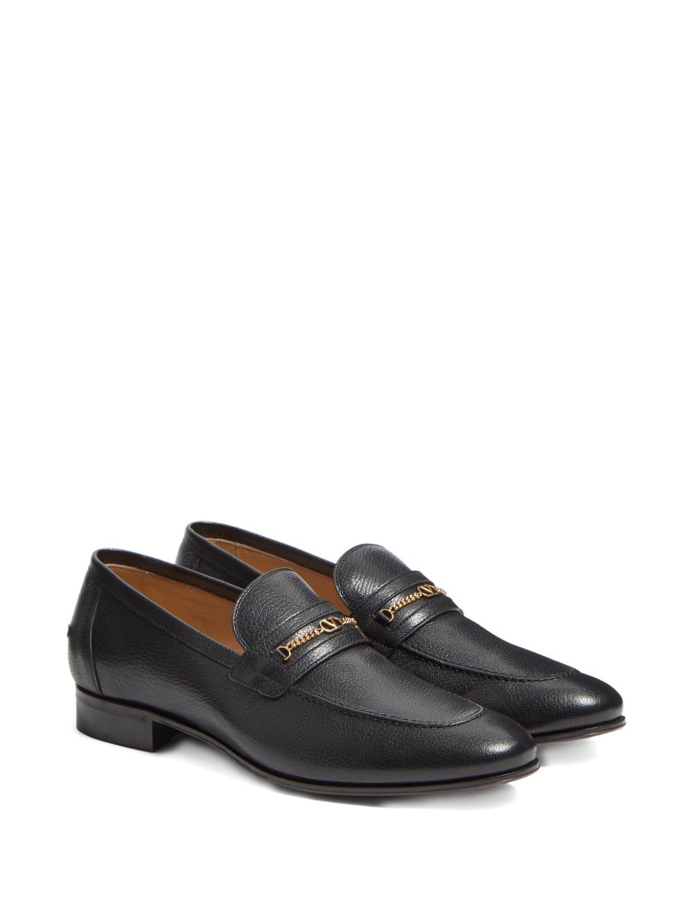 VALENTINO GARAVANI Signature Leather Loafers for Men
